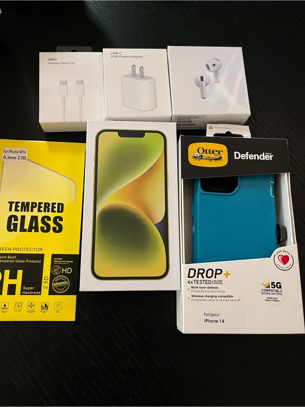 iPhone 14 (Yellow) w/ EVERYTHING INCLUDED